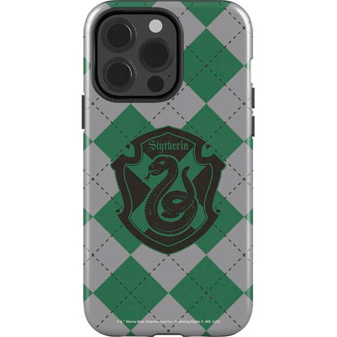 Wizarding World Harry Potter Slytherin Crest iPhone 15 Pro Impact Case